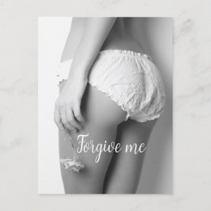 Blumenmädchen-Druck Postkarte