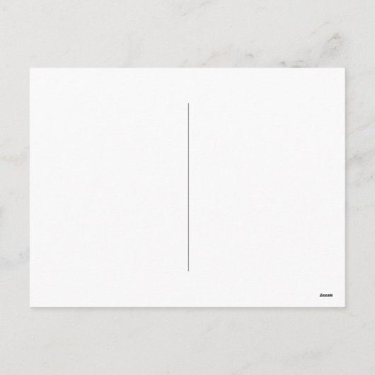 Blumenmädchen Feiertagspostkarte (Rückseite)