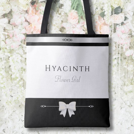 Blumenmädchen-Geschenk | Minimalistischer Luxus-To Tasche