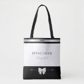 Blumenmädchen-Geschenk | Minimalistischer Luxus-To Tasche (Vorderseite)