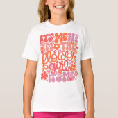 Blumenmädchen Hochzeit Niedliche Trendy Bridal Ges T-Shirt (Vorderseite)