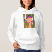 Blumenmädchen Hoodie (Vorderseite)