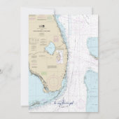 Blumenmädchen Nautical #Wedding | South #Florida Einladung (Rückseite)