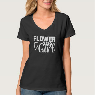 Blumenmädchen passend süß für Junggesellinnenabsch T-Shirt