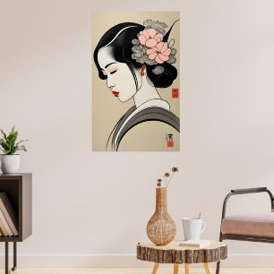 Blumenmädchen Poster