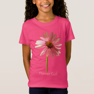 Blumenmädchen Purpur-Sonnenhut Echinacea purpurea T-Shirt