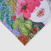 Blumenmädchen Seidenpapier (Ausschnitt)