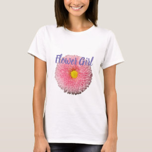 Blumenmädchen T-Shirt Gänseblümchenblüte