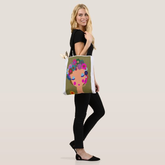 Blumenmädchen Tasche (Am Model)