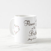 Blumenmädchen-Tasse der Braut Kaffeetasse (Vorderseite Links)