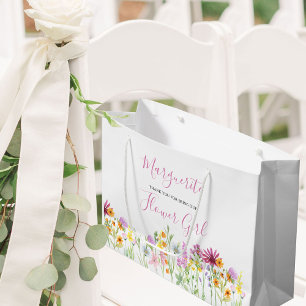 Blumenmädchen Wildblumenwiese Danke Große Geschenktüte