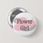 Blumenmädchenknopf Button (Vorne & Hinten)