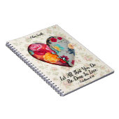 Blumenmagazin - Alles, was Sie in der Liebe tun Notizblock (Rechte Seite)