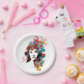 Blumenmagazin-Teller Pappteller (Party)