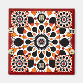 Blumenmagnet1 Magnet (Vorne)