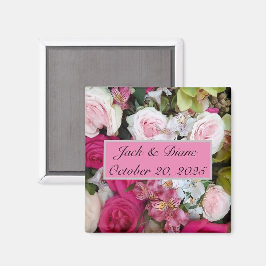 Blumenmagnet Magnet (Vorderseite/Rückseite)