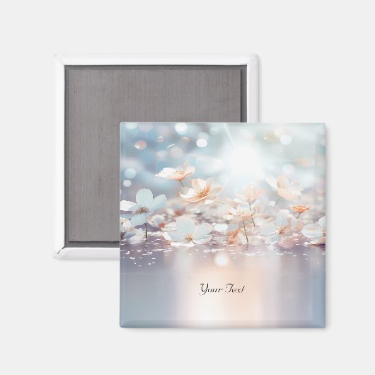 Blumenmagnet Magnet (Vorderseite/Rückseite)