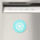 Blumenmagnet, Türkis Magnet (In Situ (Geschirrspüler))