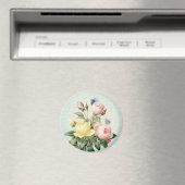 Blumenmagnet Vintager Rose Magnet (In Situ (Geschirrspüler))