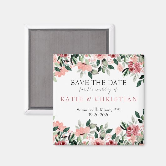 Blumenmagnete Magnet (Vorderseite/Rückseite)