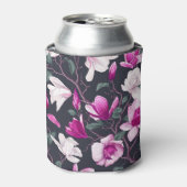 Blumenmagnolien: Vintage Pastellmuster Dosenkühler (Kanne Vorderseite)