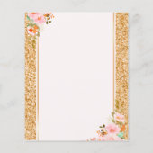 Blumenmakler Künstler Schönheitssalon Flyer (Hinten)