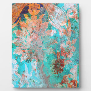 Blumenmalerei Fotoplatte