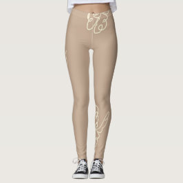 Blumenmalerei-Leggings Leggings