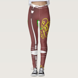 Blumenmalerei-Leggings Leggings