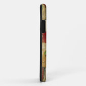 Blumenmalerei mit sichtbaren Bürsten-Anschlägen Case-Mate iPhone Hülle (Hinten/Rechts)