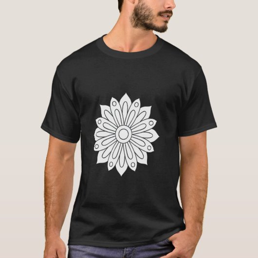 Blumenmalerei T-Shirt (Vorderseite)