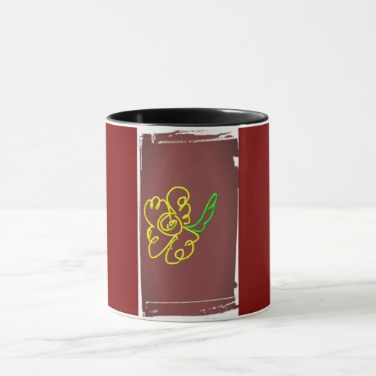 Blumenmaletasse Tasse (Zentrum)