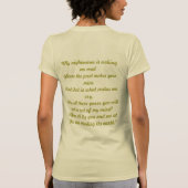 Blumenmalhemd T-Shirt (Rückseite)