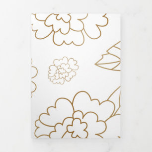 Blumenmandala 2 dreifach gefaltete urlaubskarte