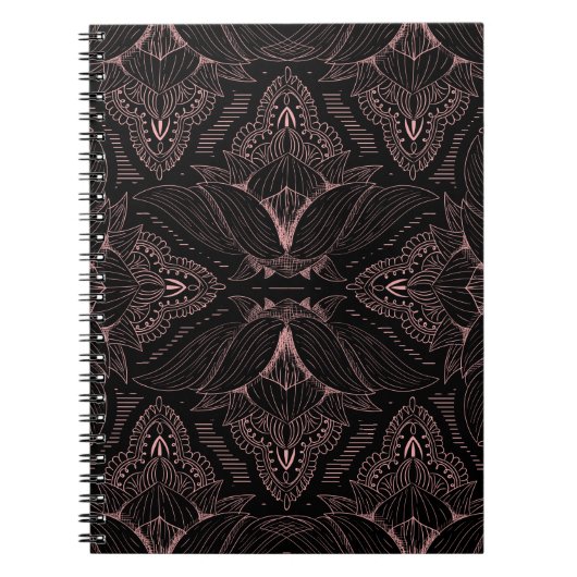 Blumenmandala 2 notizblock (Vorderseite)