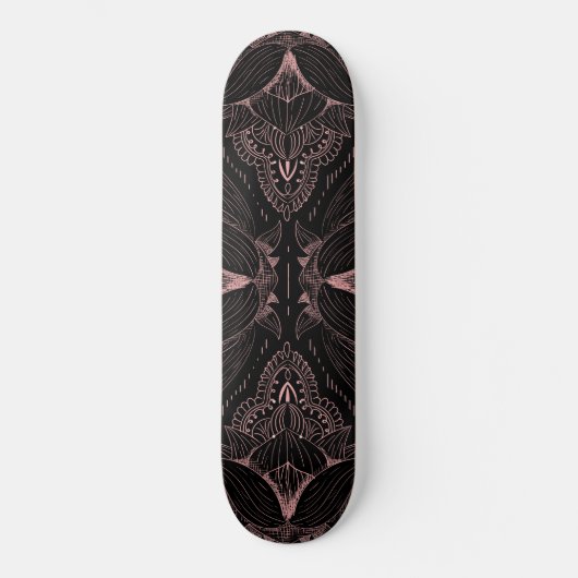 Blumenmandala 2 skateboard (Vorderseite)
