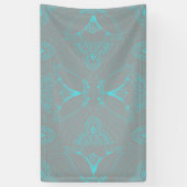 Blumenmandala 6 banner (Vertikal)