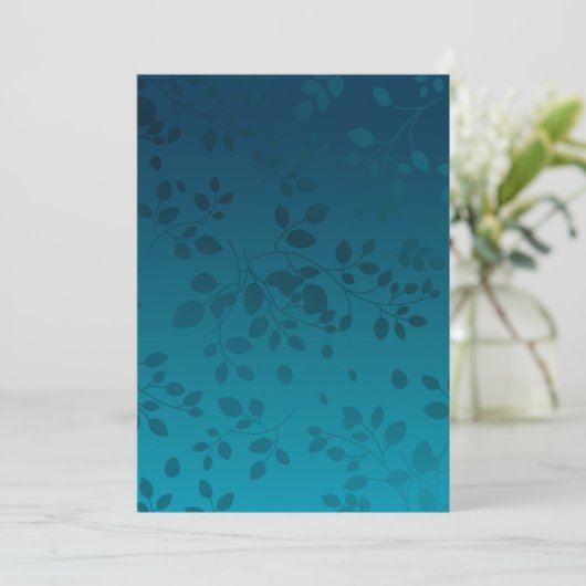Blumenmandala 6 dankeskarte (Stehend Vorderseite)