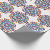 Blumenmandala Geschenkpapier (Ecke)