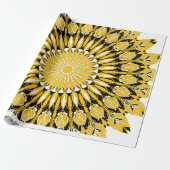 Blumenmandala Geschenkpapier (Ungerollt)