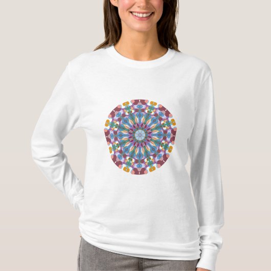 Blumenmandala T-Shirt (Vorderseite)