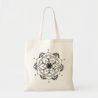 Blumenmandala-Taschen-Tasche Tragetasche