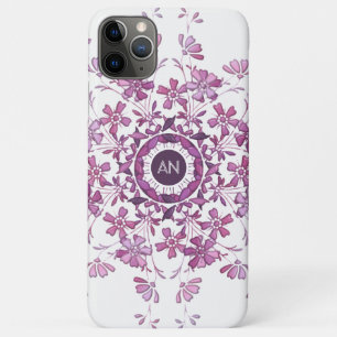 Blumenmandala Vintag lila Case-Mate iPhone Hülle