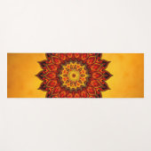 Blumenmandala Yogamatte (Vorderseite (Horizontal))