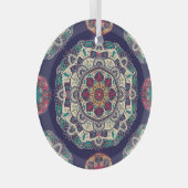 BlumenMandala: Zierhaft Vintag, nahtlos Ornament Aus Glas (Vorderseite Rechts)