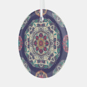 BlumenMandala: Zierhaft Vintag, nahtlos Ornament Aus Glas (Vorderseite links)