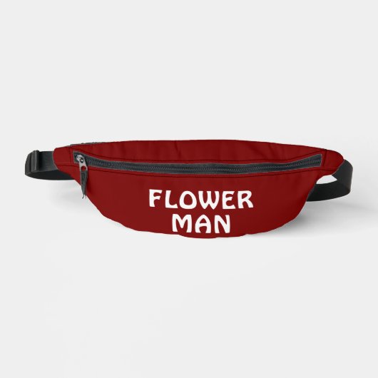 BLUMENMANN BAUCHTASCHE (Vorderseite)