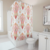 Blumenmantel mit Pisley und Ppe Duschvorhang (Beispiel)