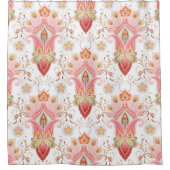 Blumenmantel mit Pisley und Ppe Duschvorhang (Vorderseite)