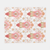 Blumenmantel mit Pisley und Ppe Fleecedecke (Vorderseite (Horizontal))